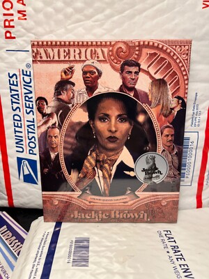 NEW JACKIE BROWN BLURAY FULL SLIP B STEELBOOK! KIMCHIDVD! SEALED! COLLECTOR #027