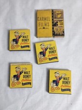 Walt Disney Mickey Donald Cartoon Carmel Charlie Chaplin 8mm Five 5 Film Lot