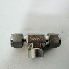 1 - Swagelok Stainless Branch Tee Fitting, 3/8" OD Tube x 1/4" FNPT, SS-600-3TTF