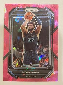 2022-23 Panini Prizm #261 David Roddy Prizms Pink Ice