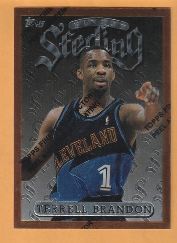 Terrell Brandon Cleveland Cavaliers 1996-97 Finest #51 Oregon Ducks - Foto 1 di 2