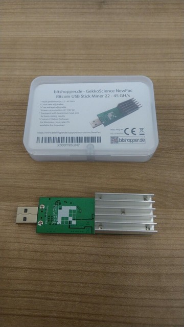 GekkoScience NewPac minatore ASIC USB 25-90 GH/s Bitcoin- GekkoScience NewPac minatore ASIC USB 25-90 GH/s Bitcoin-
