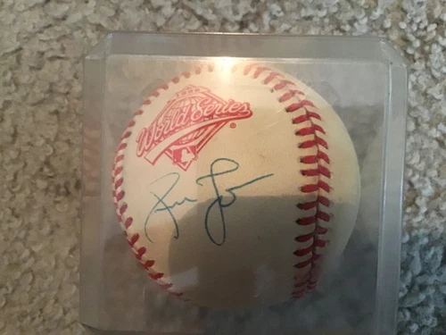 Andruw Jones autographed baseball with COA