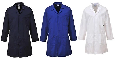 Portwest C852 Standard Laboratory Laundry Warehouse Engineers Overall Work Coat