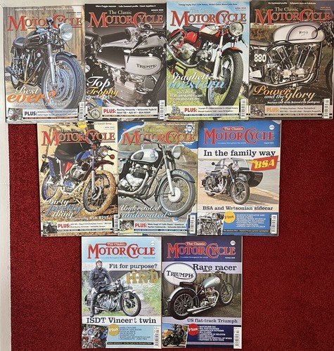 The Classic Motorcyle MAGAZINE 2009 x9 Issues Vintage lot Motorbike - Picture 12 of 12