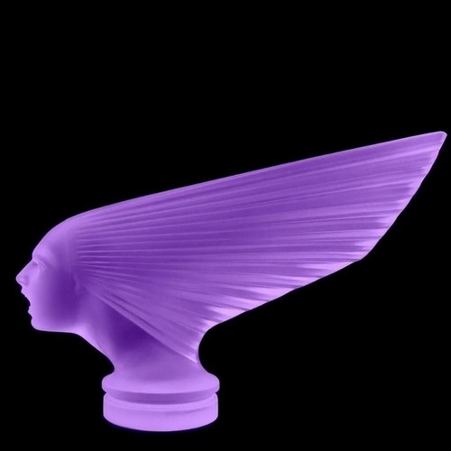 Alexandrite Art Glass ' Victoire ' Sculpture 1930' H.Hoffmann by Lalique - Picture 5 of 6