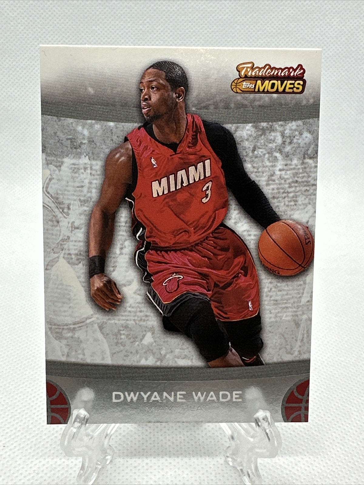 2007-08 Topps Trademark Moves Dwyane Wade #3 Miami Heat
