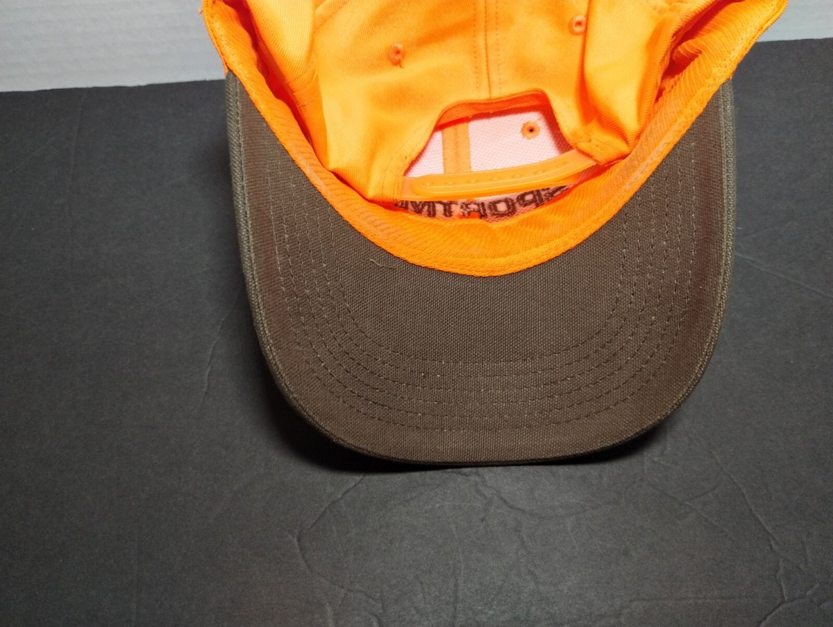 SPORTMIX PET FOOD hat orange / brown adjustable snapback cap (H7) View 2