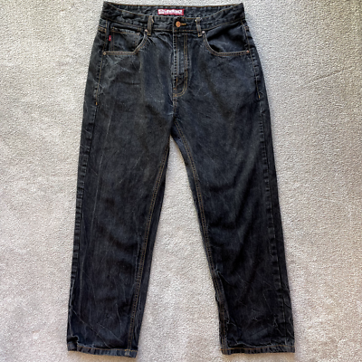 ELVIS JEANS 　31×35 LowRider Boulevard Classic Jeans Mens 38x30 Charcoal