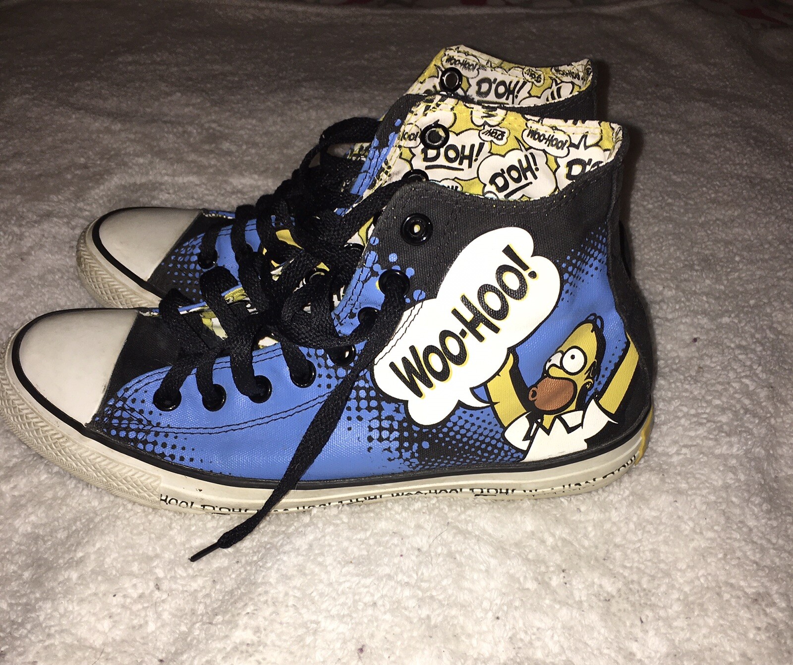 Mens Converse All Star Chuck Taylor's The Simpsons Homer Simpson