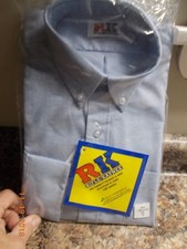 New in Package RK Rifle/Kaynee Boys Long Sleeve Size 14 Button Down School Shirt