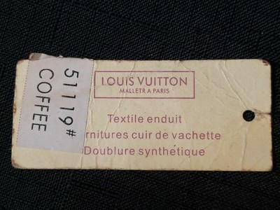 VTG Authentic Original Louis Vuitton Damier Chelsea Purse 51119 HANG TAG  ONLY | eBay