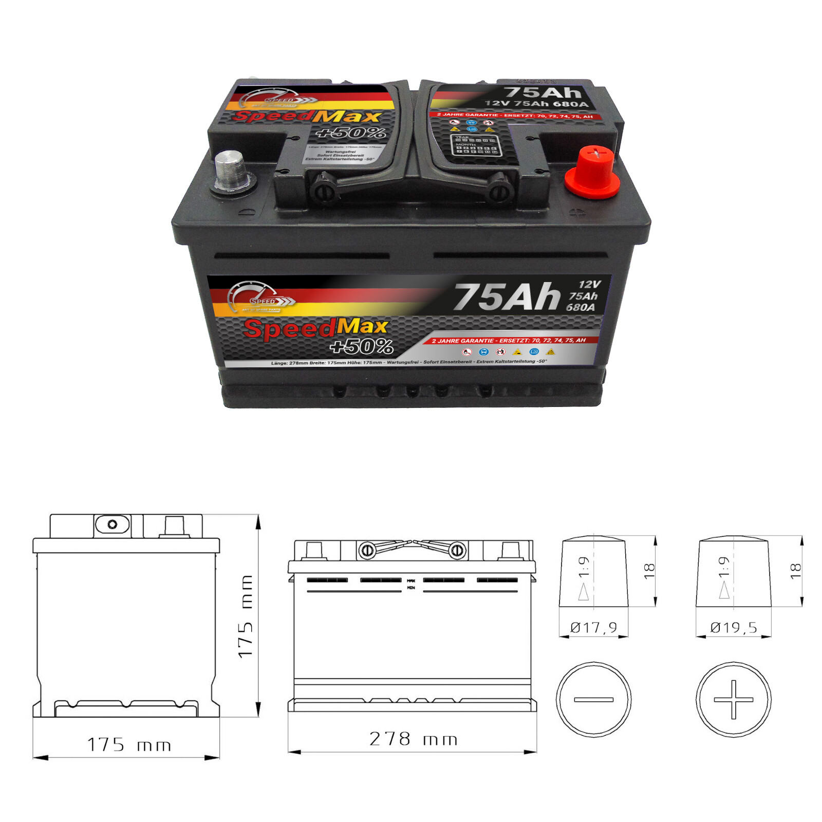 BATTERIE ELECTRA L3D 75 AH 720A (EN) – CANPAA SARL