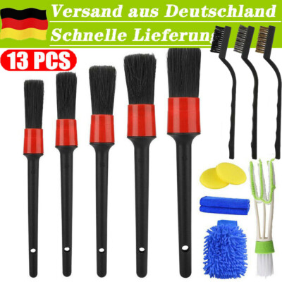 5-13 X Auto Pinsel Detailing Brush Reinigungspinsel Innenraum Autopinsel Innen