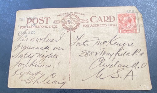 Sauchiehall Street Glasgow Postcard, 1920, Stamp, Volk Estate - Picture 4 of 6