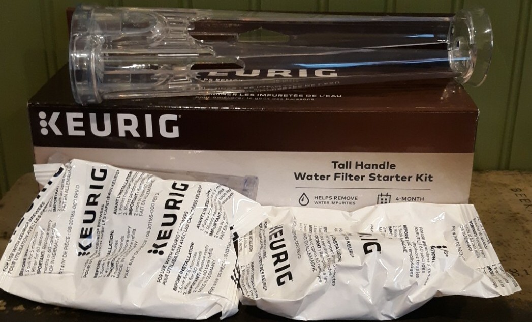 KEURIG Tall Handle Water Filter Starter Kit with 2 Filter Cartridges