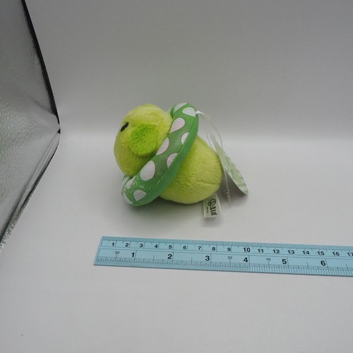 Mameshiba Shiba C2009 Dentsu Green edamame 3" Plush JUNK Swimring Taito Toy - Picture 6 of 15