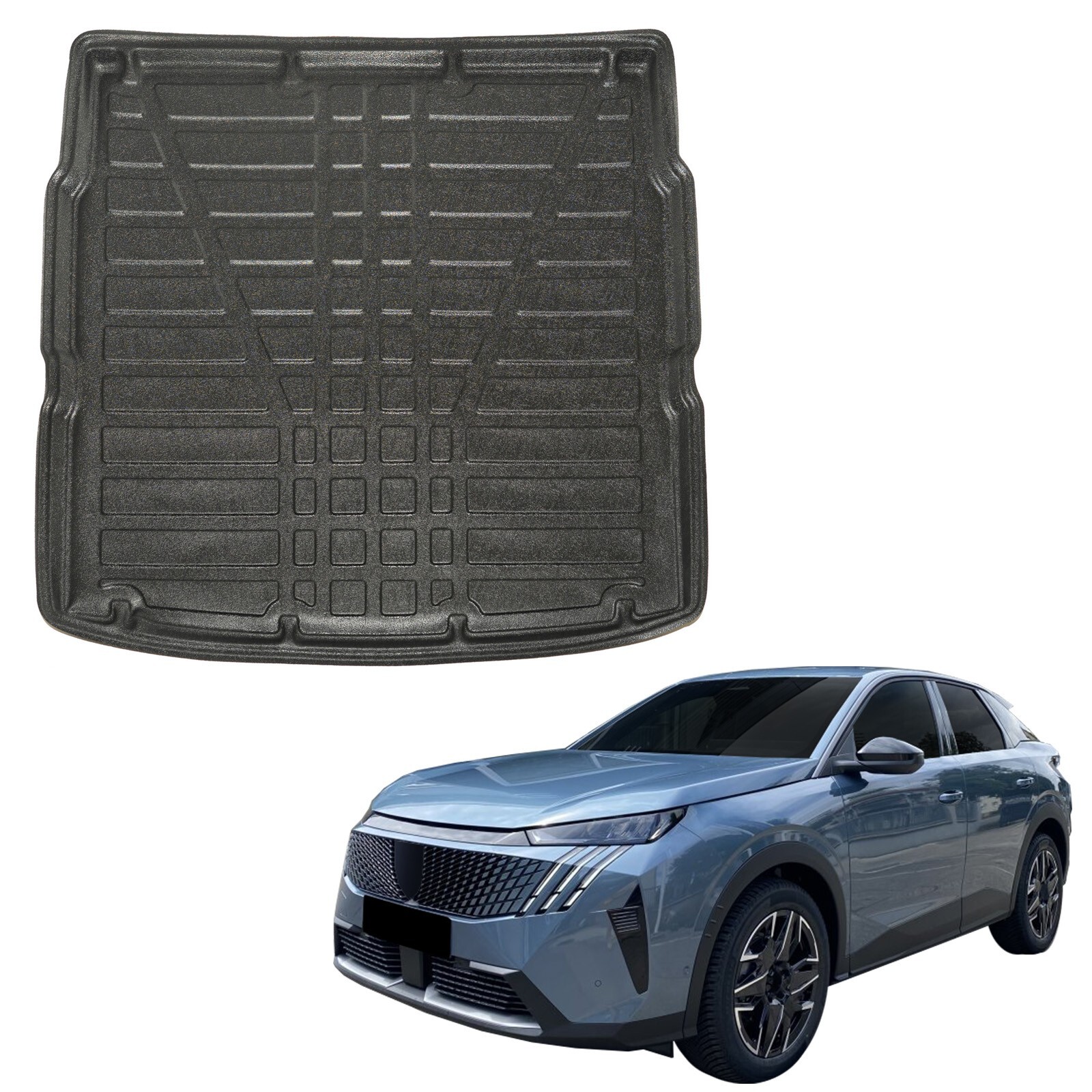 Tapis de coffre anti-saleté Peugeot 3008 3 protégeant la moquette des liquides