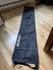   ATHALON SINGLE SKI BAG 185CM - 124 BLACK HOLDS 1 PAIR OF SKIS NEW
