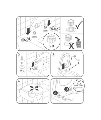 Villeroy Boch SUBWAY 2.0 WC Sitz Deckel 9M68S101 softclose abnehmbar | B-Ware - Bild 7 von 7