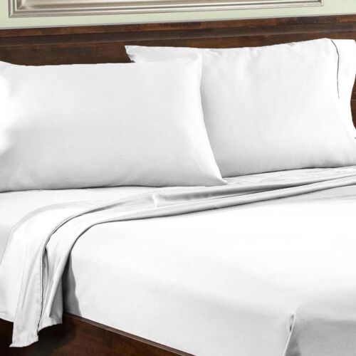Cotton Blend 800 Thread Count Solid Deep Pocket Bed Sheet Set - Picture 4 of 50