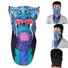 Winter Fleece Neck Warmer Gaiter Balaclava Ski Face Mask Scarf for Cold Weather