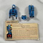 Cobra Commander V1.5 Enemy Leader G.I. Joe 82 83 Hasbro Figure w/ File Card