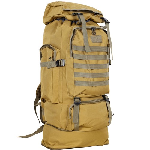 Mochila táctica militar 80L/100L al aire libre senderismo bolsa camping trekking - Imagen 35 de 73