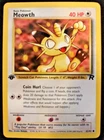 Meowth 62/82 Team Rocket 1st Edition | Pokemon TCG WOTC | Near Mint