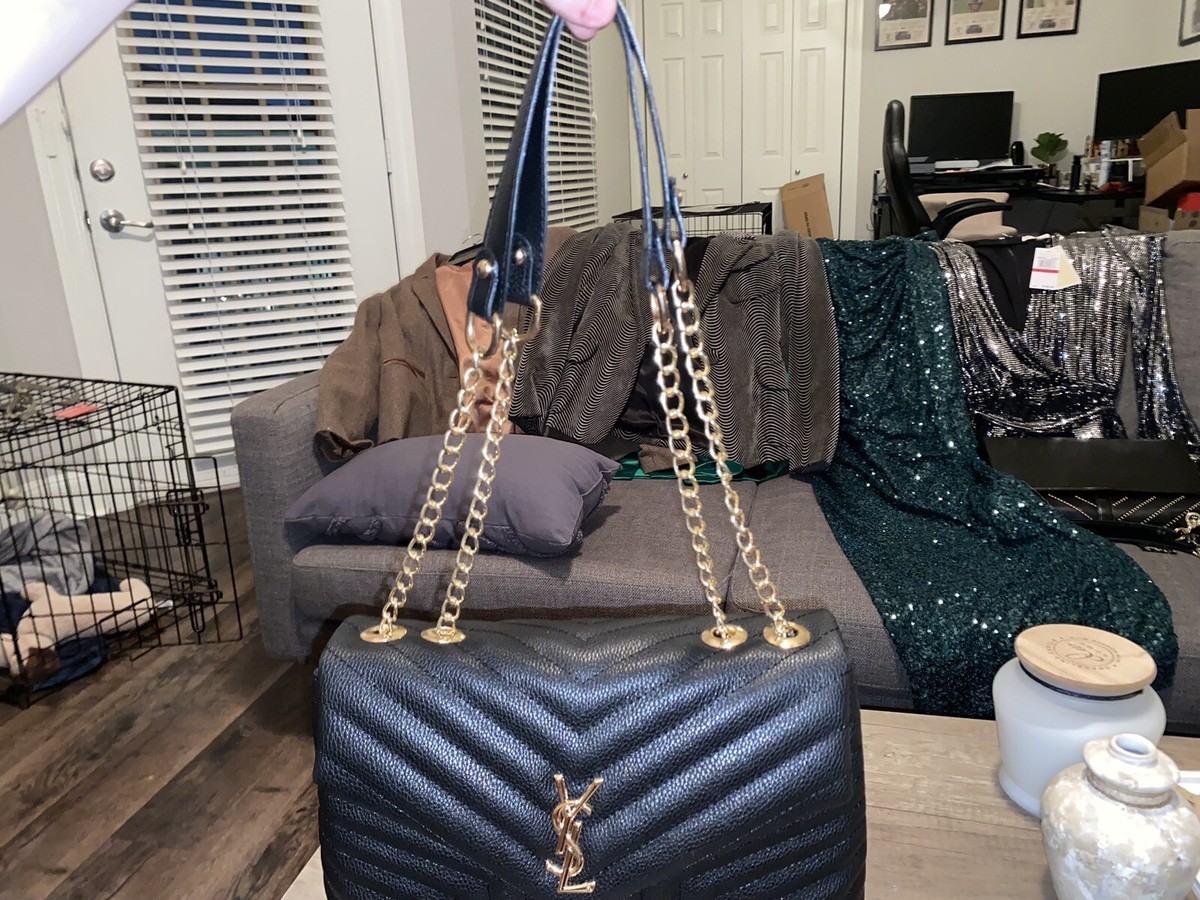 ★Saint Laurent★Bronze Monogram Loulou Small Bag★ Saint Laurent Small Loulou Chain Bag, New – Shore Luxury Club