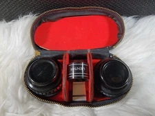 Set of 3 Lentar Aux Camera Lenses: Tele Lens and Wide Angle for Instamatic