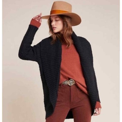 navy cocoon cardigan
