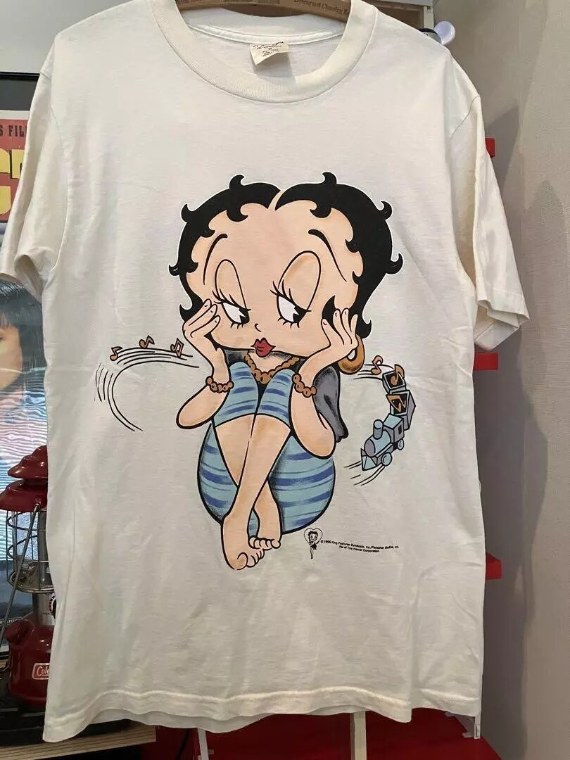 BETTY BOOP SHIRT 90S XL BLACK