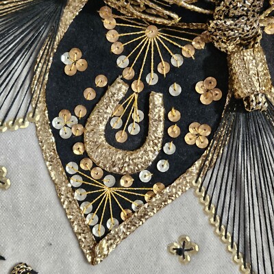 Salazar Yepez Mexican White Gold Velvet Sombrero Western  display picture 3