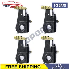 4PCS Automatic Slack Adjuster 1.5"x28 Spline 6" Lever Replace Meritor R801074