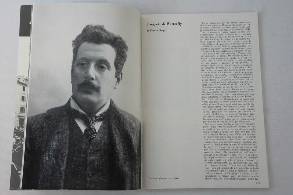 Madama Butterfly Teatro dell´Opera 1978/79 mit Theaterkarte Programmheft (85) - Bild 2 von 4