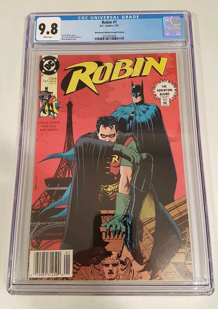 robin様　ご注文の品 ROBIN #1 (1991 DC) CGC 9.8 WP *NEWSSTAND SECOND PRINT (ULTRA RARE