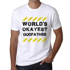 Men's Graphic T-Shirt Worlds Okayest Godfather Eco-Friendly Limited Edition