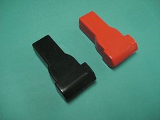 Top Terminal Battery Post Cable Cover Set - Red Black Protector Boots