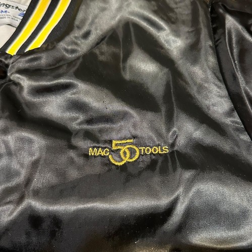 Chaqueta de Carreras Swingster Vintage MAC TOOLS Hombres M Nylon Poliéster Forrada EE. UU. 50º - Imagen 6 de 11
