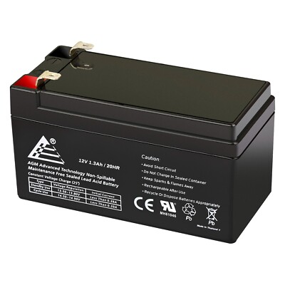 ExpertBattery 12V 1.3Ah Backup Battery for High Tech Pet Power Pet Door