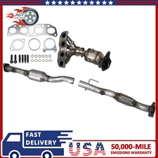 Exhaust Manifold Catalytic Converters For 2007-2018 Nissan Altima 2.5L Flex Pipe
