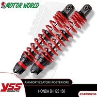 YSS Kit Paar Hintere StoßDäMpfer Rot Schwarz Einstellbar Honda SH 125I 2015