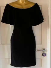 Quiz Bandeau black dress UK size 10 - Rare Find! Excellent Condition 🦋
