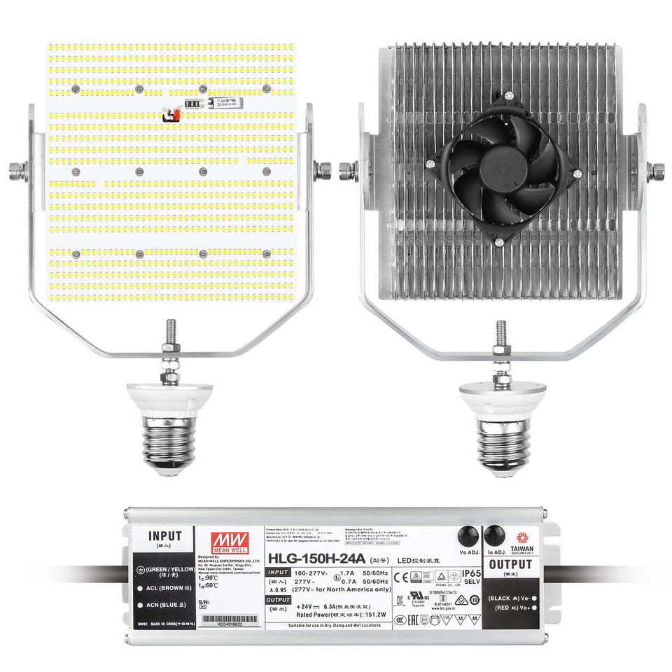 150W LED Shoebox Retrofit Kit For Industrial Warehouse Parking Lot Street Light - Image 2 of 4