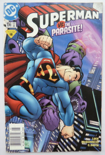 Superman #156 - Vs The Parasite! - DC Comics May 2000 VG/FN 5.0 - Foto 1 di 3