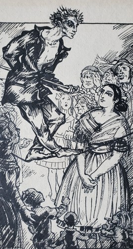 Zeichnung Illustration Mann Seiltänzer Eleonore Vogler Amandus Edition Signiert - Picture 3 of 10