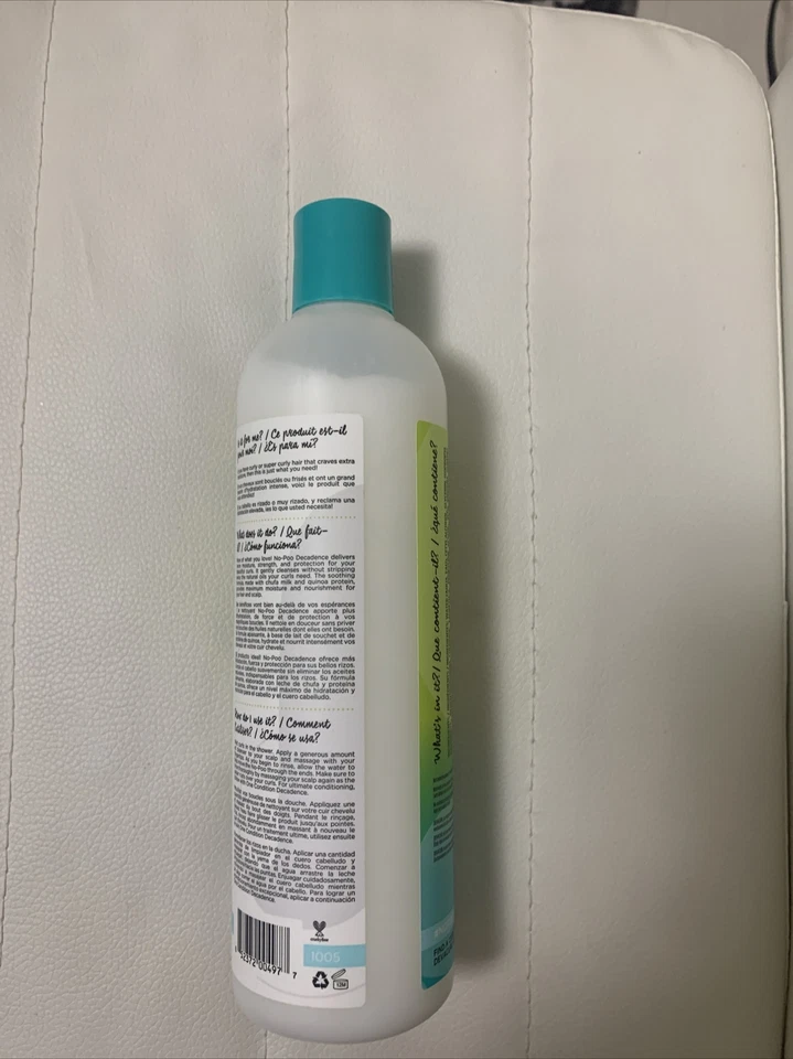 DevaCurl  no-poo decadence moisturizing milk cleanser, hydratant - Image 2 of 2