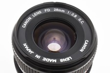 Canon FD 28mm F/2.8 S.C. FD Mount   MF Wide Angle Lens from Japan Exc＋5