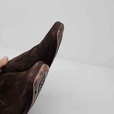 Mezlan Hackman Suede Brown Leather Loafers Men display picture 3